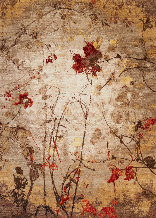 Lilou Brown Red | 8'x10'