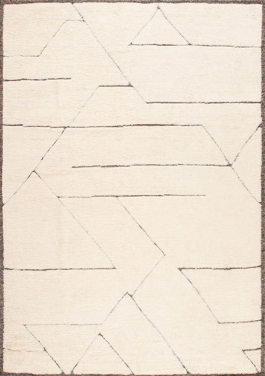 Zell Natural Ivory-Black | 10'x14'3"