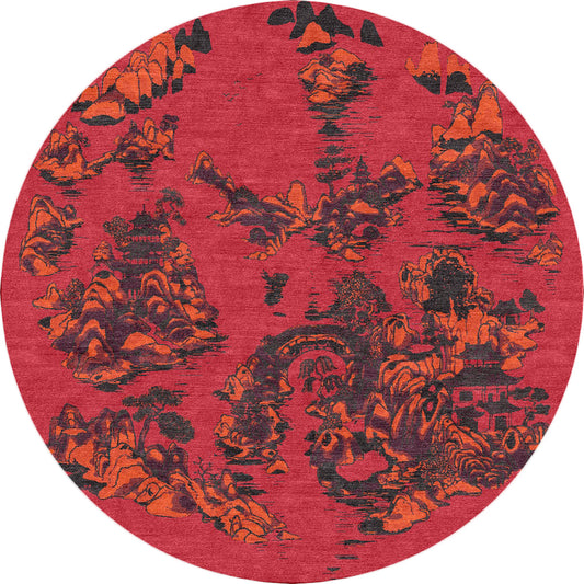 China Plate Red