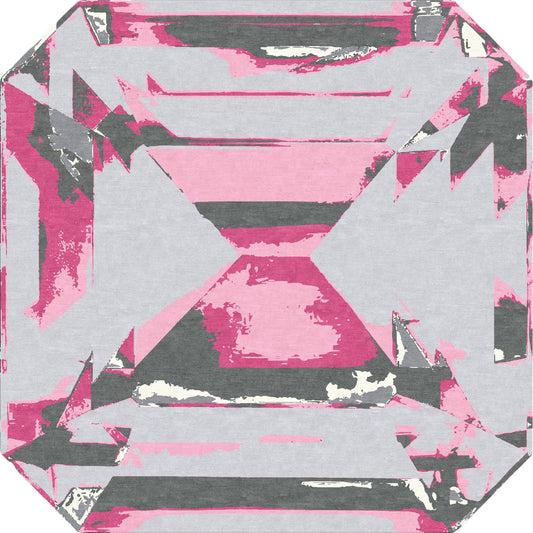 Emerald Touch of Pink & Grey