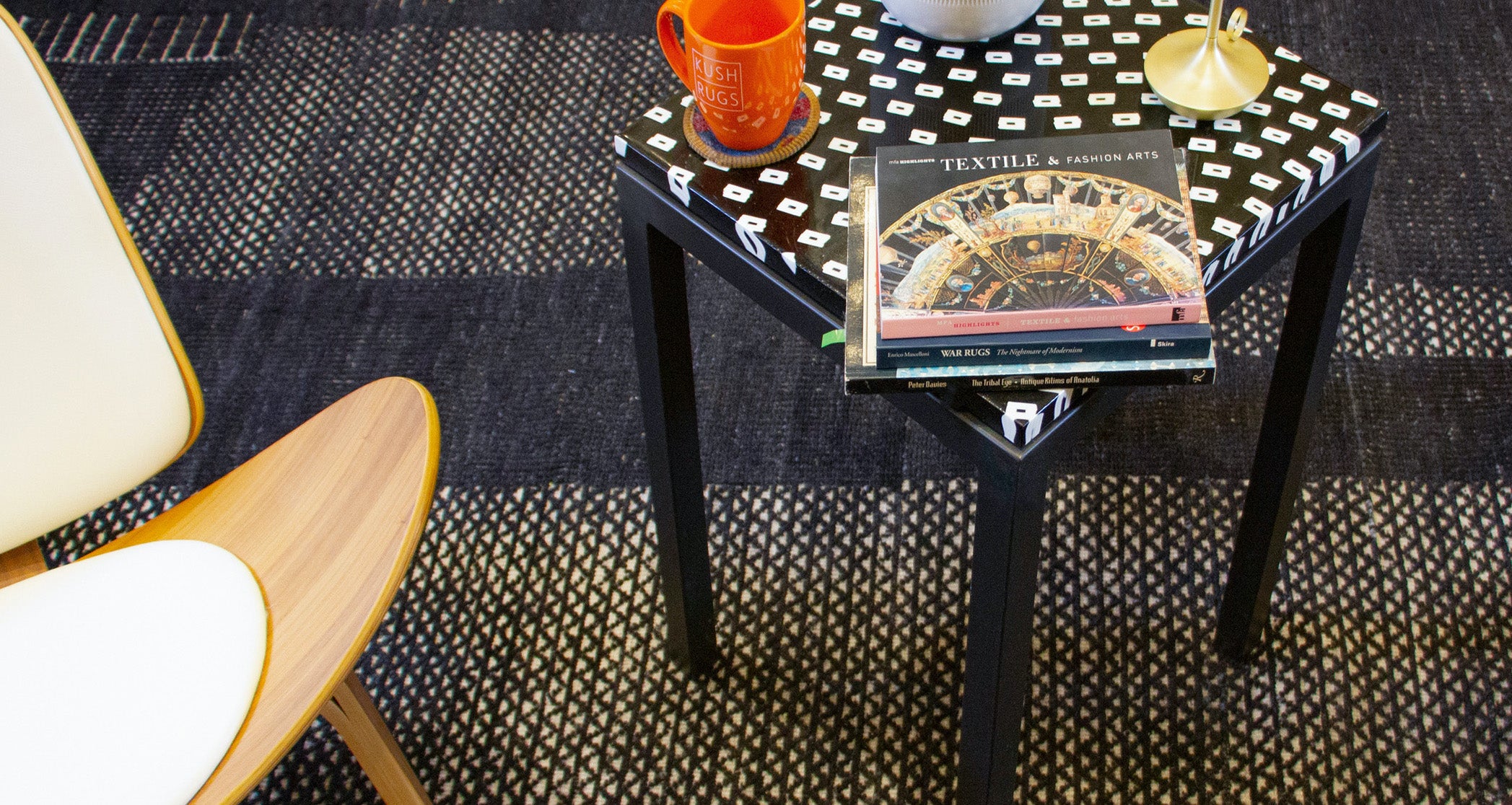 Designer ivory rug. Interiors Portland, OR – Kush Rugs