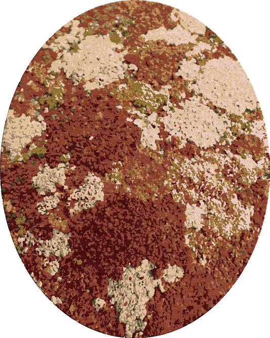 Mossy Red Oval