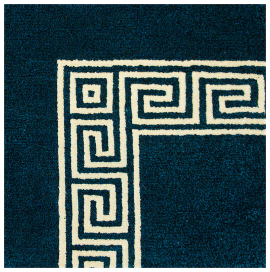 Greek key rug
